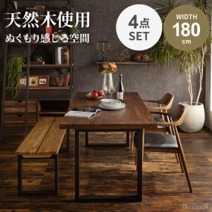 松田家具 食卓3点 白王 1800テーブル+1600ベンチ+1600背付きベンチ