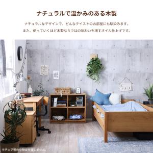 ベッド 2段ベッド システムベッド 木製 デス...の詳細画像3