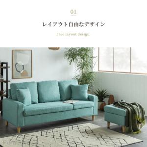ソファー カウチソファー 3人掛け 4人掛け ...の詳細画像3