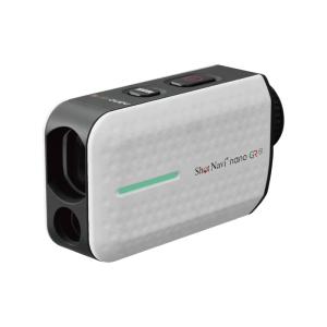 ShotNavi ショットナビ nanoGR PLUS ホワイト 高速測定×±30cm誤差 ゴルフ用レーザー距離計