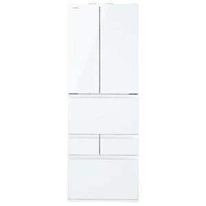 東芝 冷凍冷蔵庫 462L VEGETA クリアシェルホワイト GR-K460FW