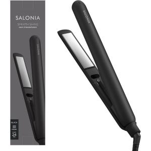 SALONIA サロニア スムースシャイン ストレートヘアアイロン ブラック SAL23105BK｜GBFT Online