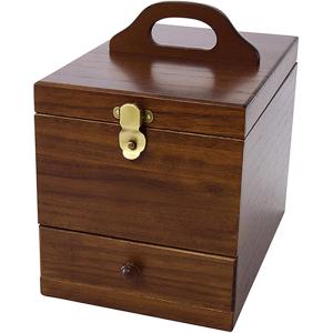 茶谷産業 Wooden Case 日本製 木製コスメティックボックス