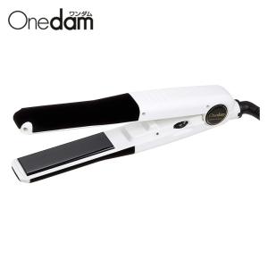 ワンダム Onedam ヘアアイロン PROFESSIONAL ストレート用 25mm ホワイト AHI-251WH