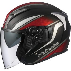 OGK KABUTO オージーケーカブト EXCEED DEUCE ジェットヘルメットフラットブラック M 2067412｜gbft-online