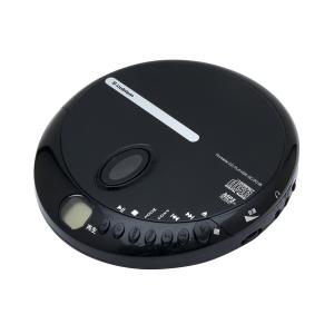 エスキュービズム ポータブルCDプレーヤー ブラック AC-P01B