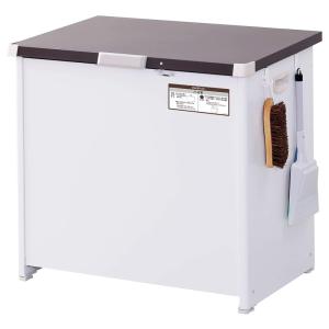 エムケー精工 MKSeiko マルチボックス 200L 屋外用 ダストストッカー ホワイト CLM-120C