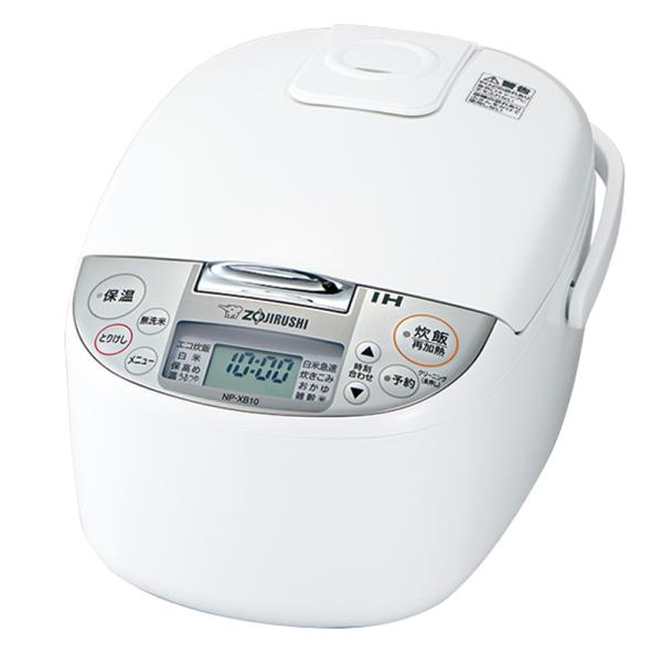 象印 ZOJIRUSHI IH炊飯ジャー 極め炊き ホワイト 炊飯器 一升 IH式 NP-XB18-...