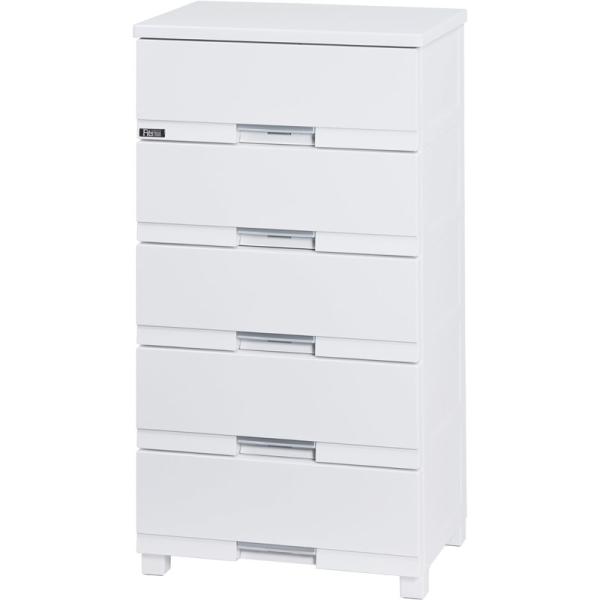 天馬 Tenma フィッツプラス プレミアム チェスト 5段 セラミックホワイト 幅55cm FP5...