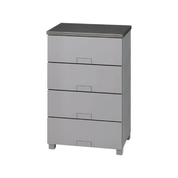 Tenma テンマ 天馬 フィッツチェスト フルフラット グレー 幅55 奥行41 高さ85cm 衣...