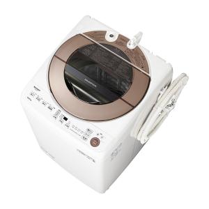 シャープ SHARP 全自動洗濯機 10.0kg 穴なし槽 インバーター搭載 ブラウン ES-GV10E-T