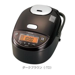 象印 ZOJIRUSHI 極め炊き 炊飯器 圧力IH炊飯ジャー 5.5合炊き ダークブラウン NP-ZU10-TD