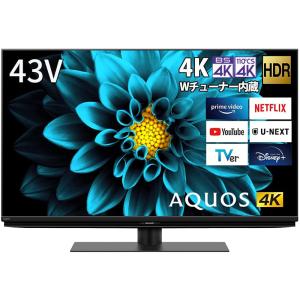 シャープ AQUOS 43V型 4K 液晶テレビ 4T-C43DL1