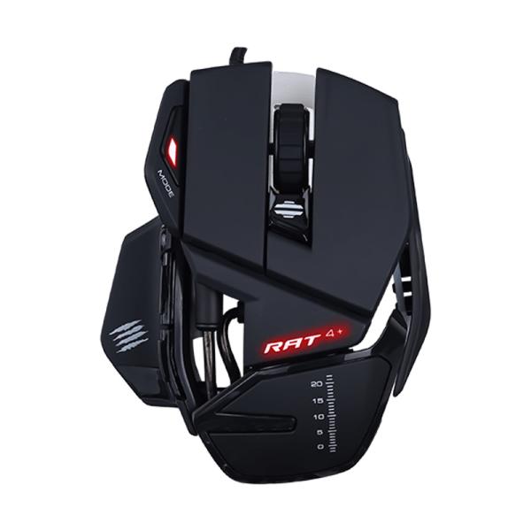 Mad Catz マッドキャッツ R.A.T.4+ 有線ゲーミングマウス Optical Gamin...