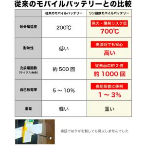 THANKO サンコー リン酸鉄モバイルバッテ...の詳細画像3