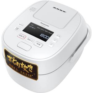 パナソニック おどり炊き 5.5合 可変圧力IH 炊飯器 ホワイト SR-MPW101-W