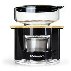 オーシャンリッチ Oceanrich コーヒーメーカー 自動ドリップ コーヒーメーカー ブラック UQ-CR8200BL