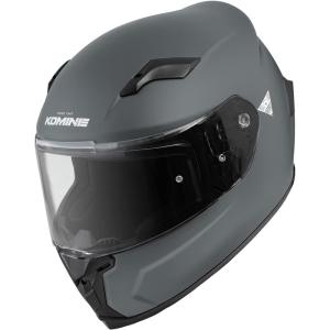 KOMINE コミネ HK-170 FL フルフェイスヘルメット バイク用 バサルトグレー 01-170-B.GRY-M｜gbft