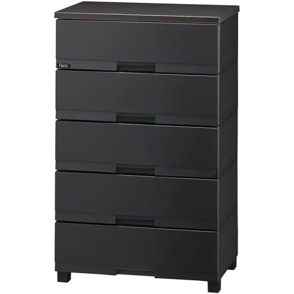 天馬 Tenma フィッツプラス プレミアム チェスト 5段 プレミアムブラック 幅65cm FP6...