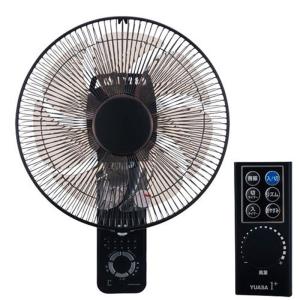 ユアサプライムス YUASA PRIMUS 壁掛け 扇風機 DCモーター搭載 ブラック YTW-D361YFR K