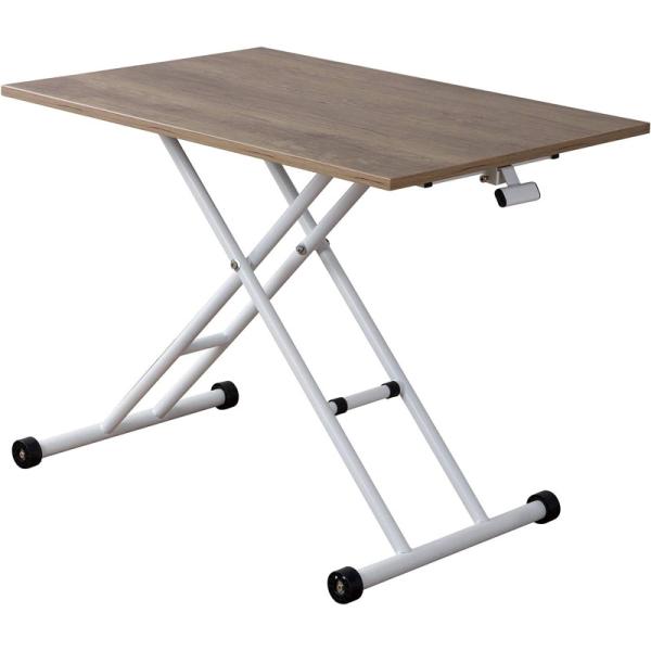 武田コーポレーション ガス圧昇降式テーブル 昇降式 ナチュラル T8-GST90NA