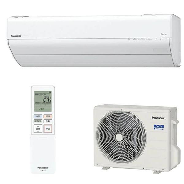パナソニック Panasonic ルームエアコン エオリア クリスタルホワイト 6畳 CS-224D...
