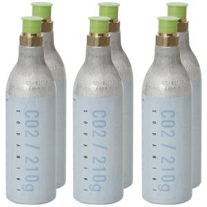 ソーダミニ Soda Mini ガスボンベ交換 回収キット ボンベ6本セット