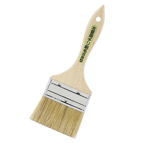 左官用チリ刷毛 木柄 厚口