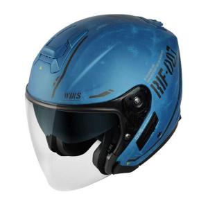 WINS ウインズジャパン G-FORCE SS JET STEALTH サマルカンドブルー XL ヘルメット バイク用 NK576856｜GBFT Premium