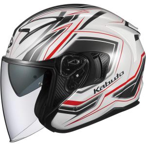 オージーケーカブト OGK KABUTO EXCEED CLAW ヘルメット パールホワイト サイズ:M バイク用 2062201｜gbft