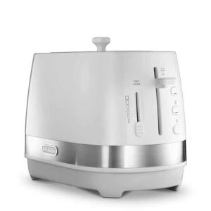 デロンギ DeLonghi アクティブ ポップアップトースター トゥルーホワイト CTLA2003J-W
