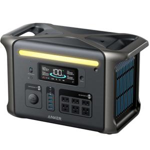 Anker アンカー SOLIX F1500 ポータブル電源 大容量1536Wh 超急速充電 長寿命 防災対応
