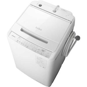 日立 HITACHI ビートウォッシュ 全自動洗濯機 ホワイト 10kg スリムタイプ 衣類長もち BW-V100J-W｜gbft