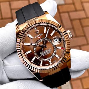 スカイドゥエラー 【値下げ交渉可】ROLEX ロレックス 黒 腕時計 