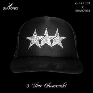 スワロフスキー メッシュキャップ 数字 ナンバー7 G-BALLER ブランド