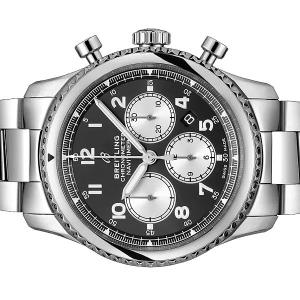 ブライトリング（BREITLING） クロノマット41用 純正レザーベルト 白