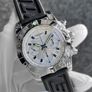 ブライトリング（BREITLING） クロノマット41用 純正レザーベルト 白