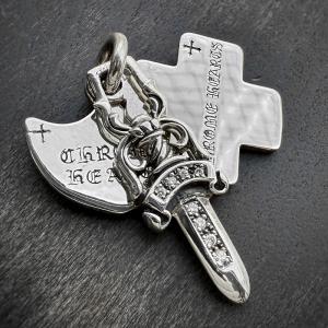 【純正レザーポーチ付】CHROME HEART...の詳細画像1