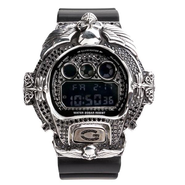 G-SHOCKカスタム DW6900 クロムスカル フルカスタム Gショックカスタム G-BALLE...