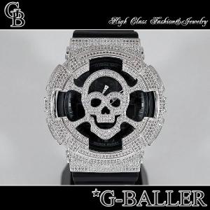 Gショックカスタム スカルカバー 本体SET GA110 黒｜gbss