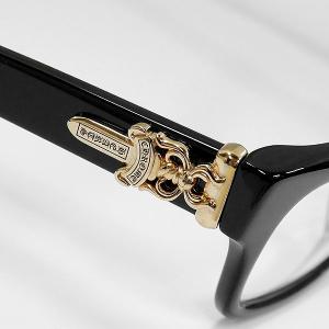 【新品・国内在庫無】CHROME HEARTS クロムハーツ メガネ ダガー 18KGP HEY JACK U LATE II アイウェア 黒 金 ブラック ゴールド　激レア 保証書 付属完備品｜gbss