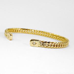 喜平ブレスレット 18金 8面トリプル K18ゴールド 30g-20cm 造幣局検定