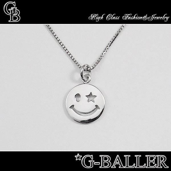 【G-BALLER / ジーボーラー】ニコちゃんマーク ネックレス ペンダント NICOSTAR ス...