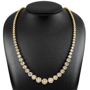 K18 YG ゴールド ツイストチェーン ネックレス 20インチ ツイスト