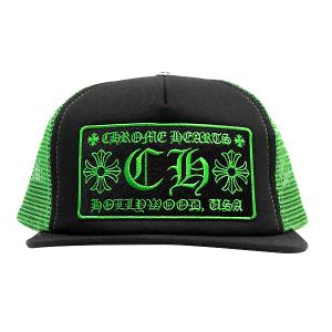 激レア/新品】 CHROME HEARTS クロムハーツ キャップ CHラベル 黒 緑