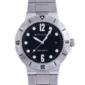 ブルガリ BVLGARI ディアゴノ DP41BSSSD ブラック文字盤 新品 腕時計 メンズ