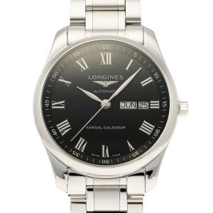 ロンジン LONGINES マスター コレクション アニュアルカレンダー オートマティック L2.910.4.51.6 ブラック文字盤 新品 腕時計 メンズ｜gc-yukizaki