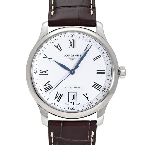 ロンジン LONGINES マスター コレクション L2.628.4.11.3 ホワイト文字盤 新品...