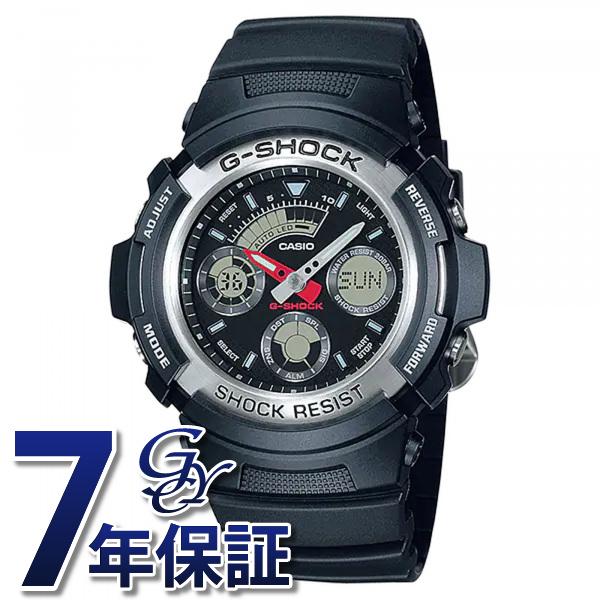 カシオ CASIO Gショック AW-590 SERIES AW-590-1AJF ブラック文字盤 ...