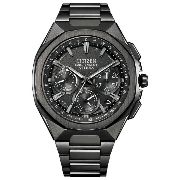 シチズン CITIZEN アテッサ ACT Line ブラックチタンシリーズ CC4105-69E ...